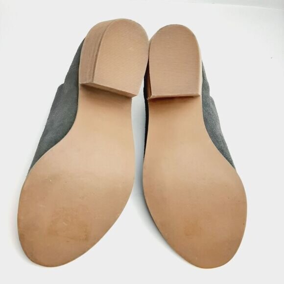 SUSINA | Carina Lea Genuine Suede Peep Toe Ankle Cut-Out Booties Sz 8.5 M - Picture 12 of 12